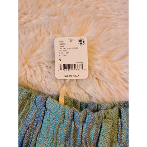 Free People paperbag Boho striped shorts size Small - Picture 6 of 8